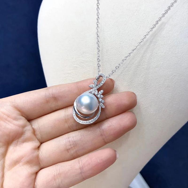Swan imitation pearl princess high-end necklace female high-end noble jewelry o-chain heavy industry jewelry