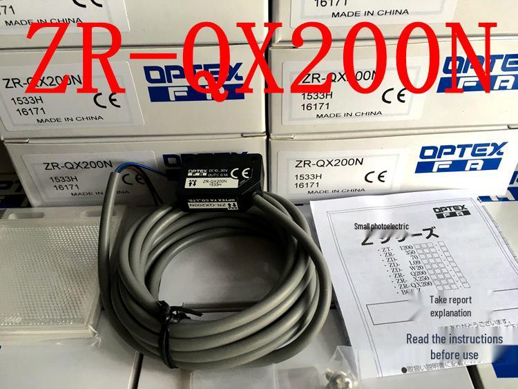 

Japanese OPTEX ZR-QX200N/P Photoelectric Switch for Transparent Body Detection ZR-QX200N
