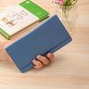 Minimalist PU Leather Leather Women Wallets Solid Color Large Capacity Women Thin Wallets Mini Wallet Women