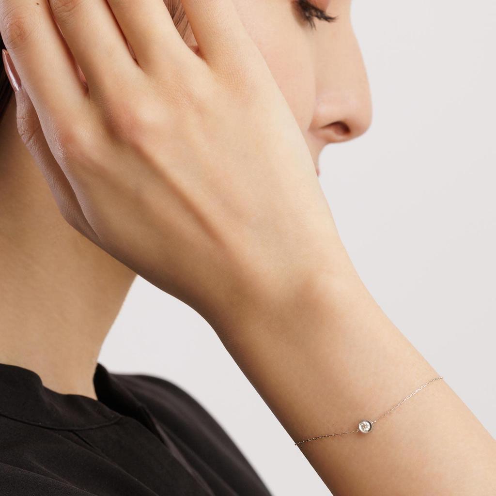 LARA Christie PT900 Platinum Single Diamond Bracelet 0.1ct (LB71-0001-PT)