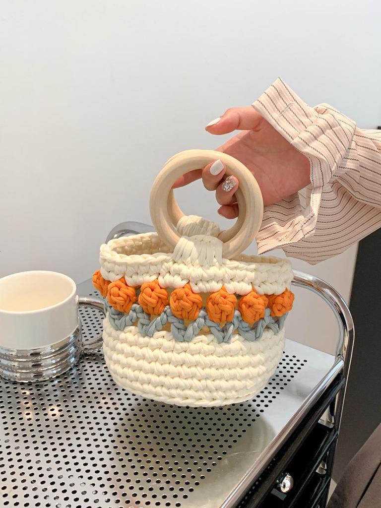 Tulip Hand-Woven Crossbody Bag DIY Kit - Perfect Gift for Your Bestie or Girlfriend