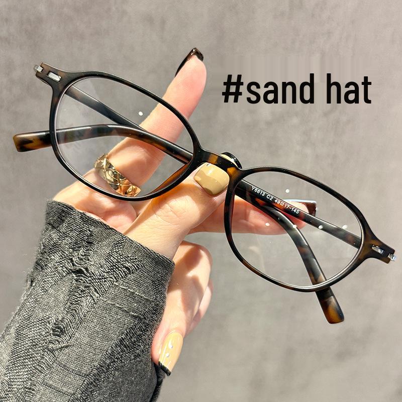 Korean Style Oval TR90 Eyeglass Frames for Women – High-End Look, Prescription-Ready