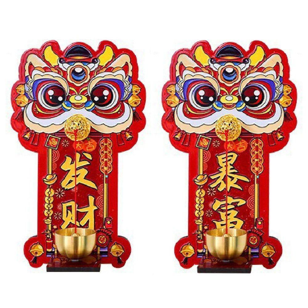 Magnetic Suction Entrance Door Bells Dopamine Chinese New Year Ornament Living Room