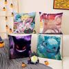 Pokemon Adventure Team Anime Plush Pillow Cover Soft Short Plush Cushion Cover For Sofa Bedroom Living Room Decor Gift