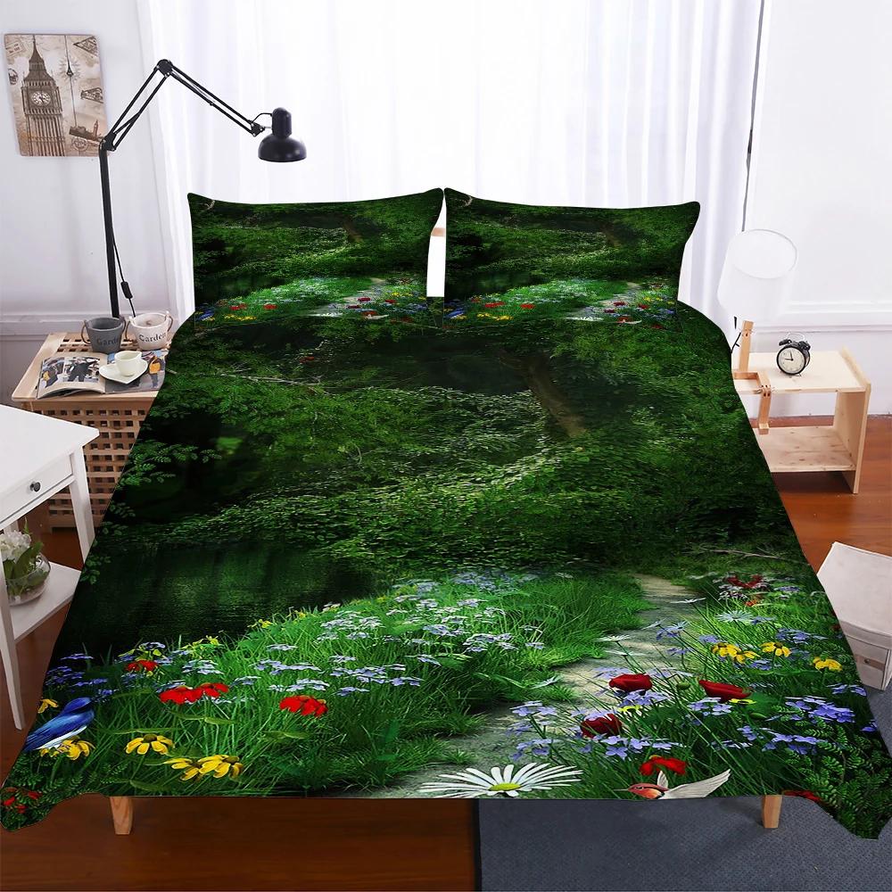 Super Super King Bed Linen Sets Double Single Duvet Cover Set 3D Twin Kids Bedding Set Duvet Cover Pillowcase 2-3 Pcs Bedclothes