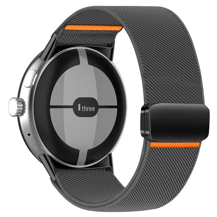 Google Elastic Nylon Buckle Strap for 41MM/45MM Watches