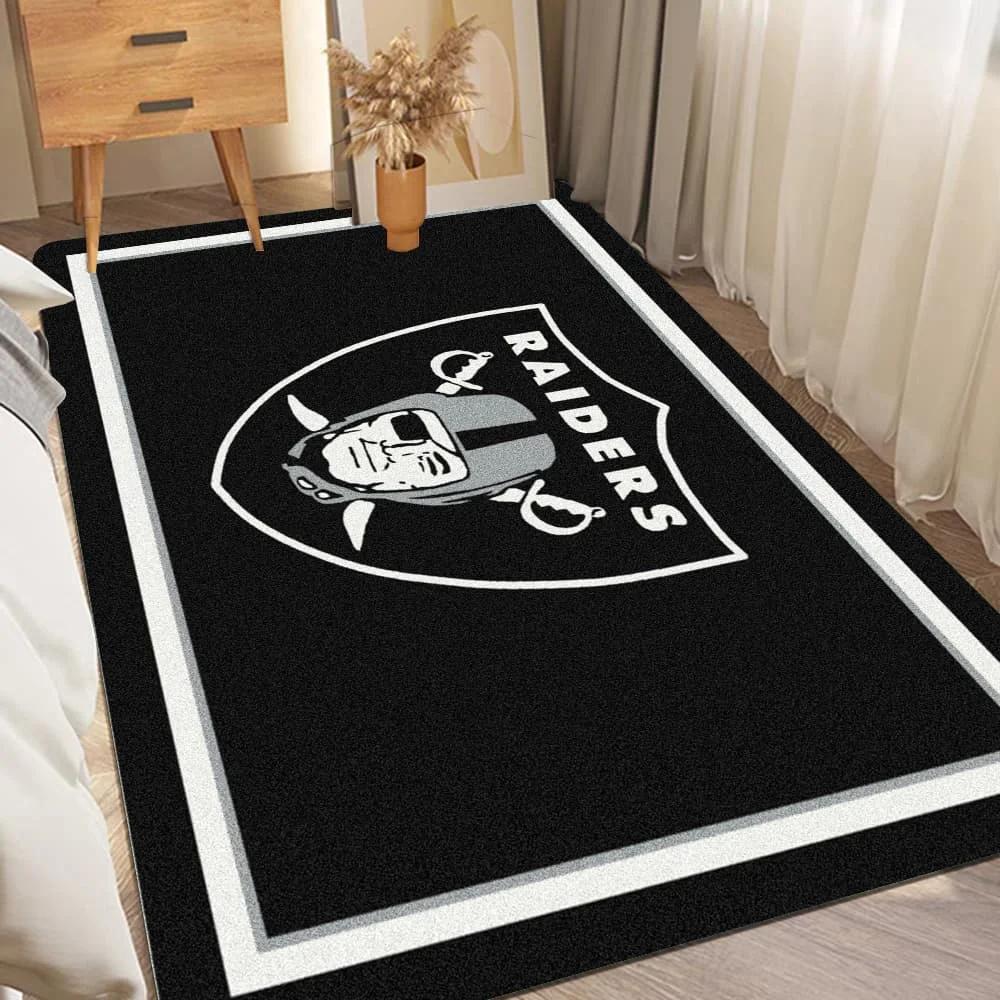 R-Raiders Rugby Decor Carpet for Living Room Bedroom Leisure Area Anti-slip Floor Mats Bedside Soft Rugs Doormat Welcome Rug