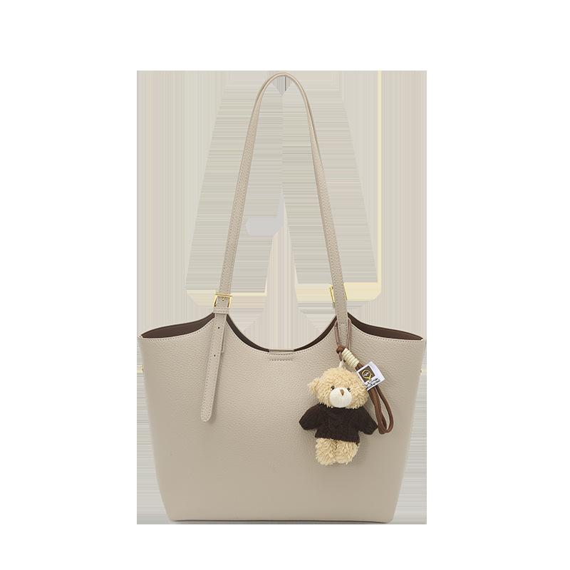 Korean Style Minimalist Large Capacity Women s Tote Bag for Work and Commute