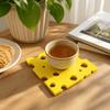3D Printed Drink Coaster Heat-Resistant Heatproof Pad Ornaments Cheese Coasters  Desktop