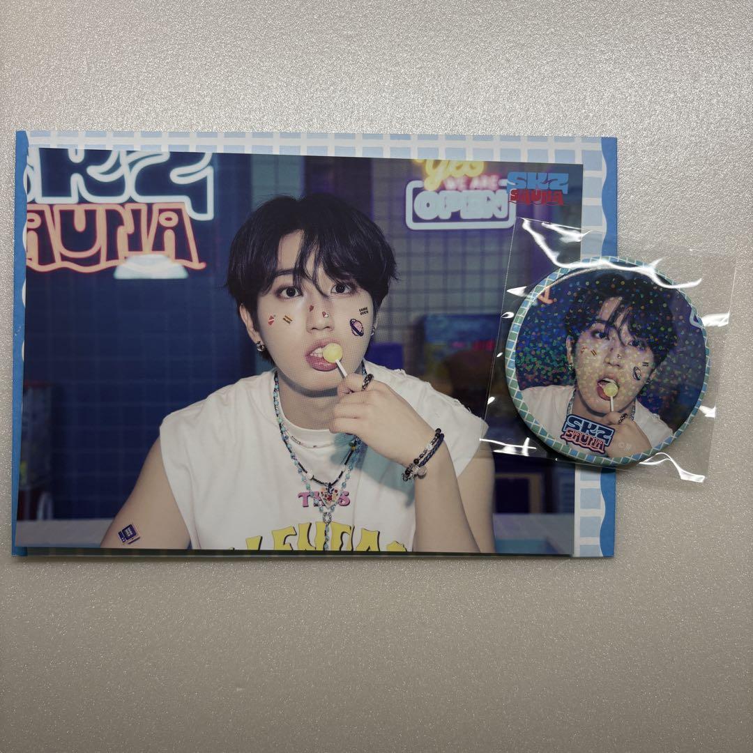 

[USED] Anonymous shipping Stray Kids Sauna Badge Run Tracker Han