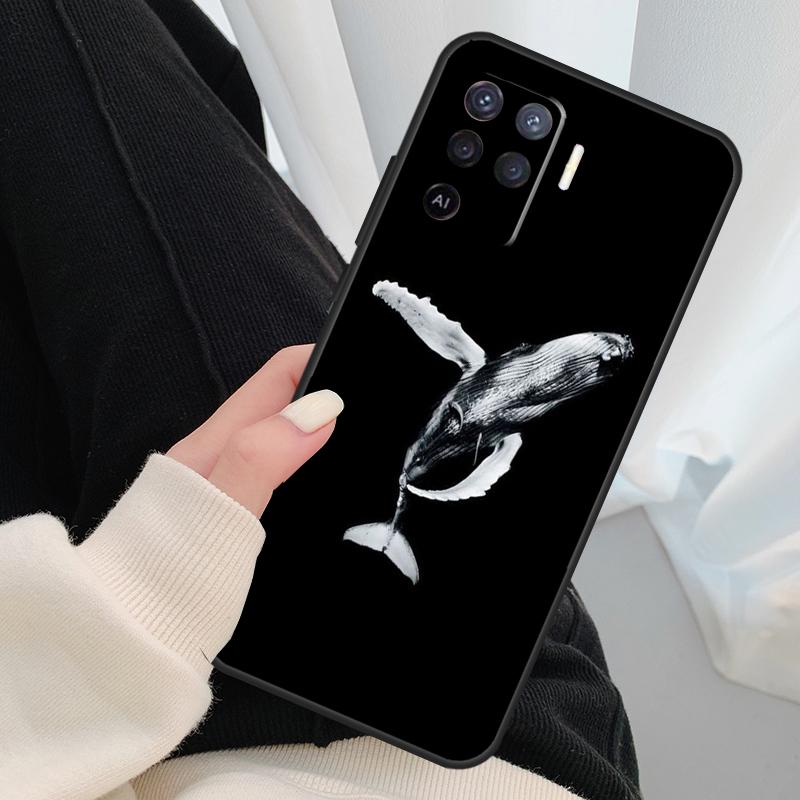 Ocean Whale Shark Waves Case For Oppo A96 A76 A16 A60 A98 A58 A78 A18 A38 A80 A40 A77 A57 A17 A74 A54 A94 A15 A5 Pro