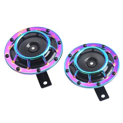 2ks 125mm 12V elektrický klakson do auta Super hlasitý, vysoký/nízký tón, sada dvou klaksonů s ochrannou mřížkou