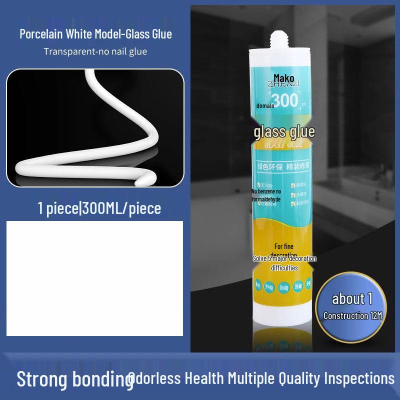 

Быстросохнущий прозрачный клей высокой вязкости без гвоздей для плитки и стекла