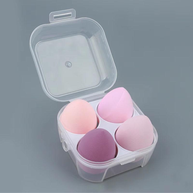 4/8/16 Stück Mode Schwamm Make-up Puffer Trocken und Nass Doppelseitig Make-up Ei Puffer Make-up Ei Schwammball Super Weiches Make-up Ei Box