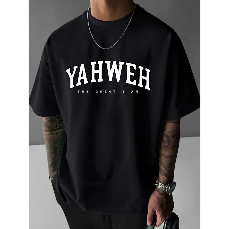 Graphic, Short Sleeve, Comfortable Summer Tee for Men, Everyday Tshirt S