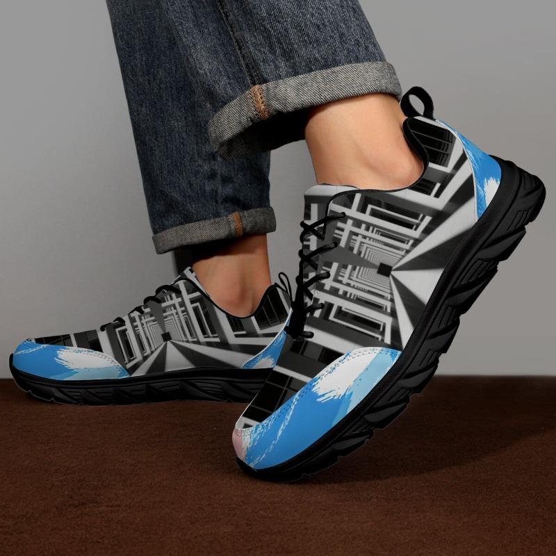 YRZL Casual Sneakers For Men Lightweight Gym Training Shoes 2025 Non Slip Workout Comfortable Walking Shoes Athletic Footwear