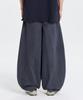 Gicheol Dyed Balloon Cotton Pants (Greyish Charcoal)