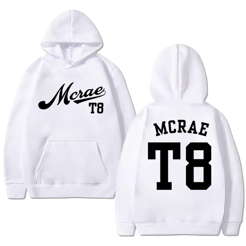 Tate Mcrae T8 Concert 2025 Double Sided print black Hoodies Men women fashion Y2k pullovers Unisex Fleece Long sleeve Sweatshirt