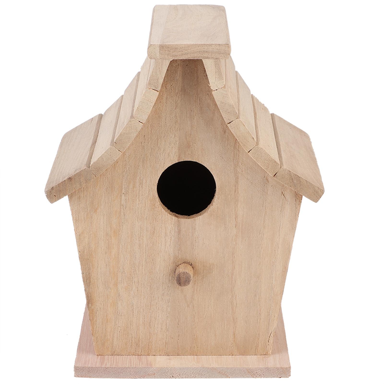 

Wood Bird House Breeding Box Hanging Bird House Pet Supplies for Parrots Budgerigar Small Birds Hanging Bird House Bird Supplies