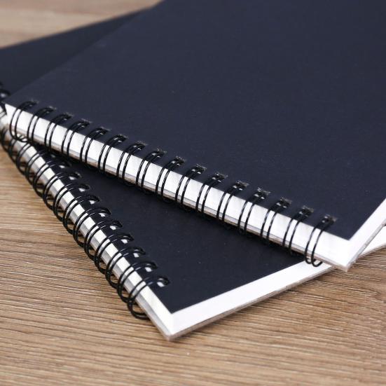 Sketchbook Vellum Paper 30 Spiral Bound Unfolds Flat Vellum Wooden Cover Soft Pages Artist Notebook