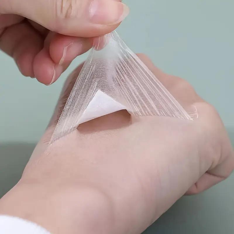 50PCS 38*38mm Transparent PU Waterproof Wound Plaster Band Aid Adhesive Bandage Protective Sticker Outdoor Home First Aid