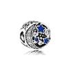 925 Silver Plated Turtle Fish Pendant Charm with Ship Star Bead for Pan Thin Bracelet Jewelry Gift