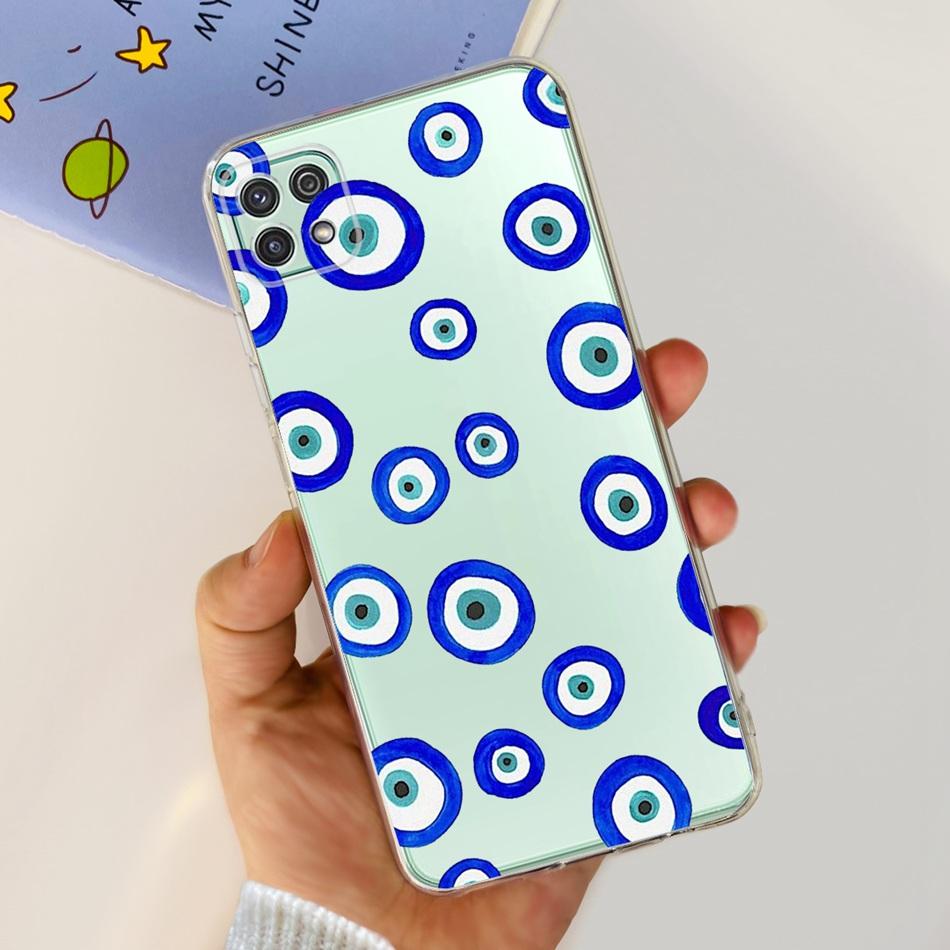 Stylish Phone Case For Samsung Galaxy A22 5G A22S A22 4G Transparent TPU Soft Silicone Back Cover For Samsung A22 A225F A226B