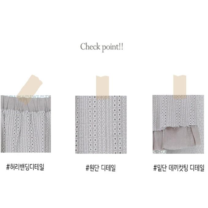 Seutailbaimiin Linen Flower Skirt