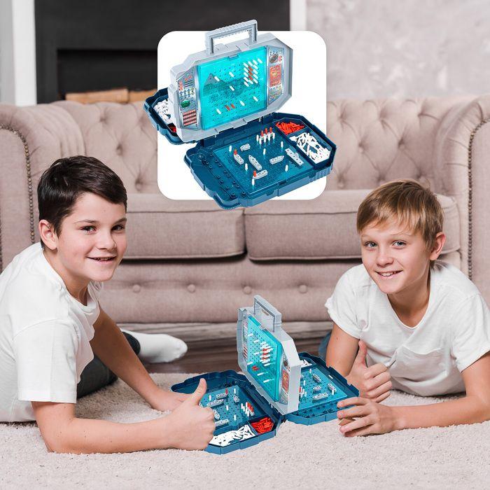 Jeu de société - KINDERPLAY - KP0506 - Bataille navale - Portable - 2 joueurs - Dès 3 ans