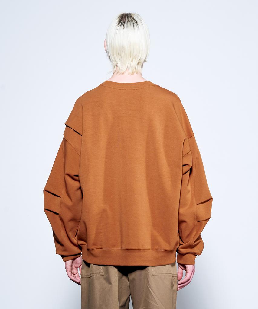 ZENSAI Curved Fly Sweatshirt Orange