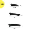Hair Clips, Approximately 50 Pieces, Hairpins, Curved Pins, Hair Clips, Metal Fittings, Hair Accessories, Parts, NYANDELMO, Black, 5cm