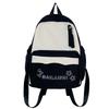 Schoolbag1011 summer new small fresh and sweet casual backpack schoolbag splicing contrasting color large-capacity middle school student backpack
