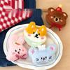 Tengyi Cute Cartoon Animal Plush Brooch & Hair Clip - Versatile Backpack & Clothing Accessory