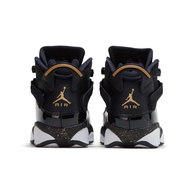 Air Jordan 6 Rings 'Black Metallic Gold' Gs 323419-007