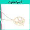 Collier Pendentif Géométrique Unique Alliage Bronze Vintage Inspiré Hunger Games