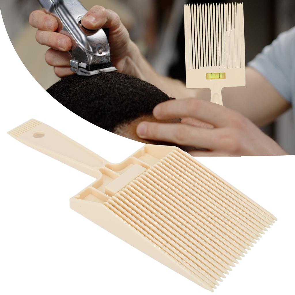 Flacher Oberteil-Führungskamm Professioneller Friseur-Haarschneidekamm mit Genauer Wasserwaage Styling-Werkzeug