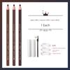 1818 Hengsi Threaded Eyebrow Pencil Waterproof Long-Lasting Non-Fading Henry Eyeliner Pen Two-In-One for Tattoo Artists