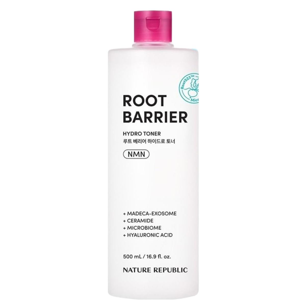 Nature Republic Herbology Root Barrier Hydro Toner Weak Acidic & Deep Hydrating Jumbo Size 500ml