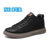 Fashion Classic Lace Up Walking Shoe Warm Plush Fur Winter Sneakers Genuine Leather Men's Basic Boots Autumn Winter Outdoor Casual Boots