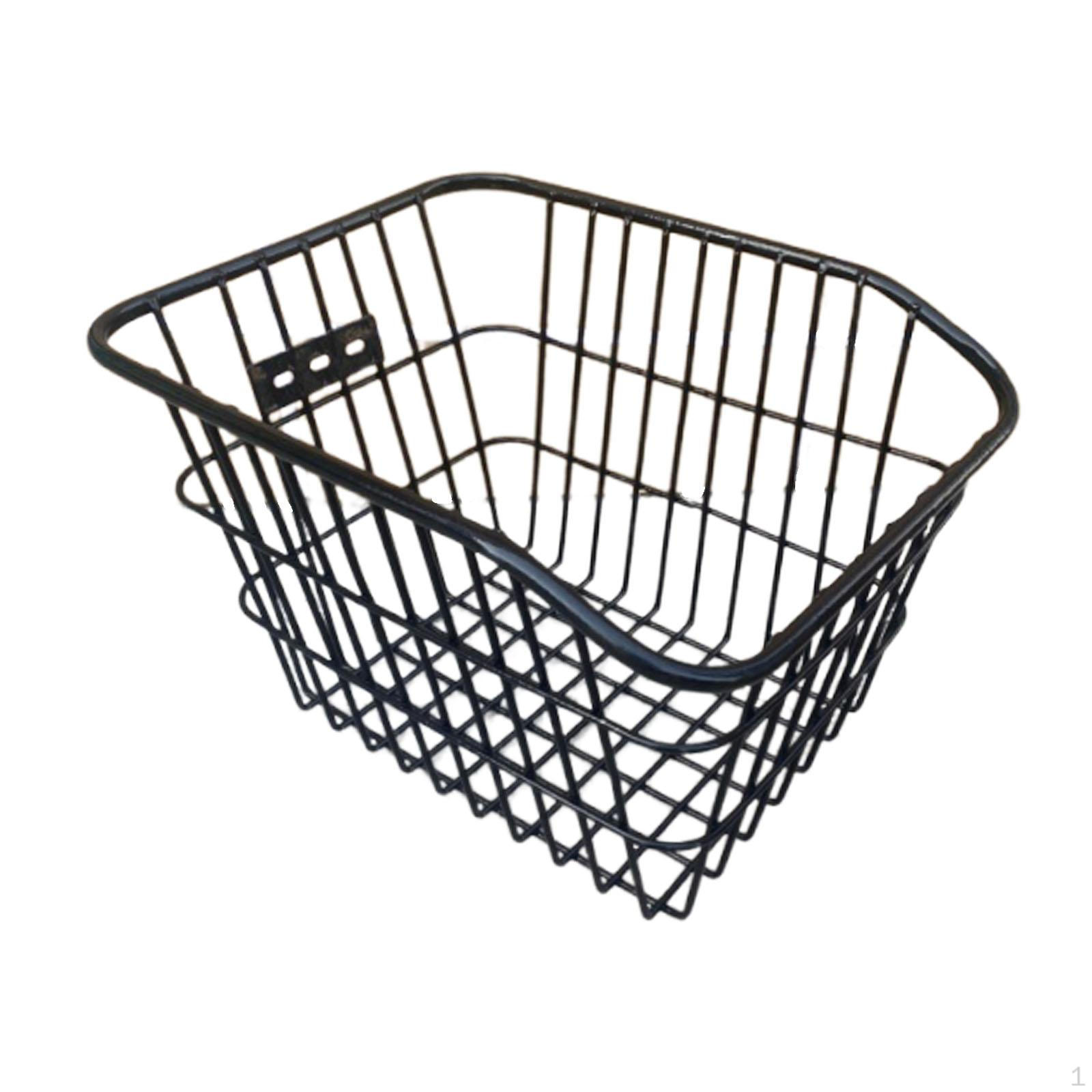 

Задняя корзина для велосипеда большой вместимости стальная практичный контейнер для груза для велоспорта большинство