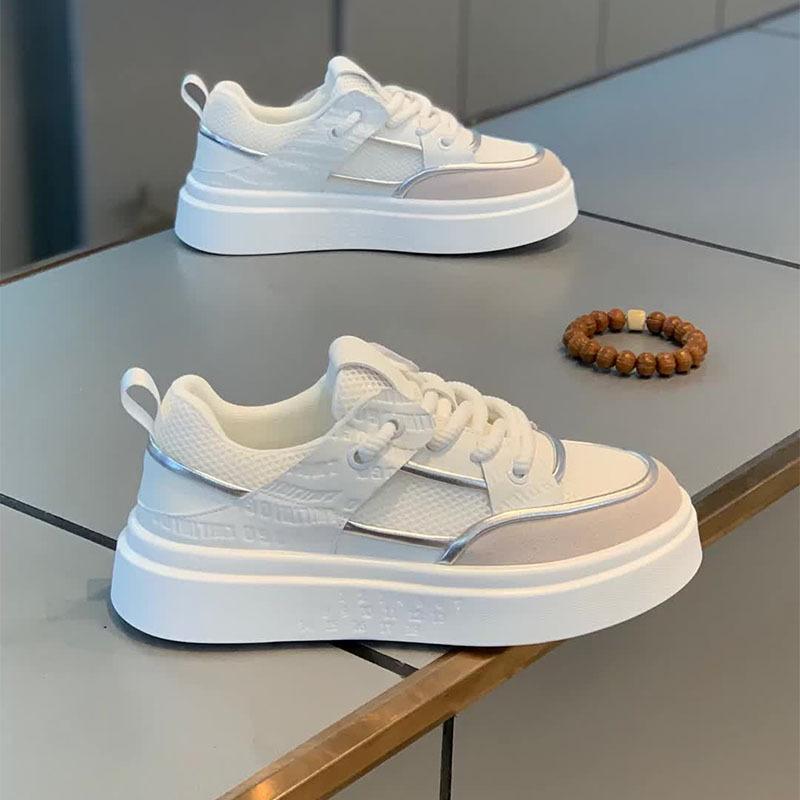 Summer New Low-top Platform Casual Shoes Mesh Breathable Board Shoes Ok