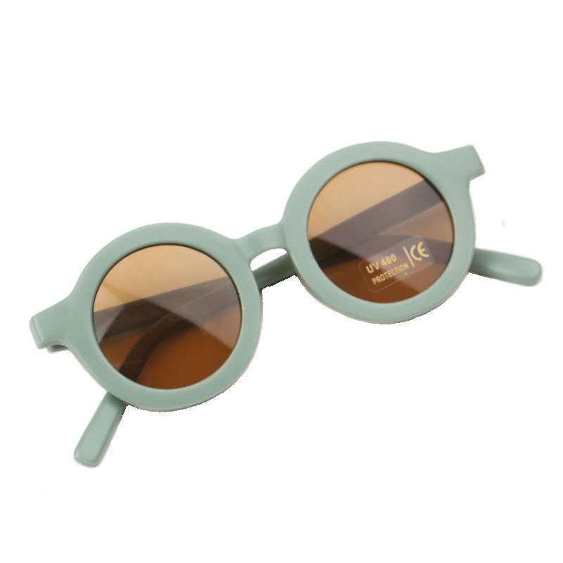 Denmark Matte Round UV400 Foldable Children's Sunglasses