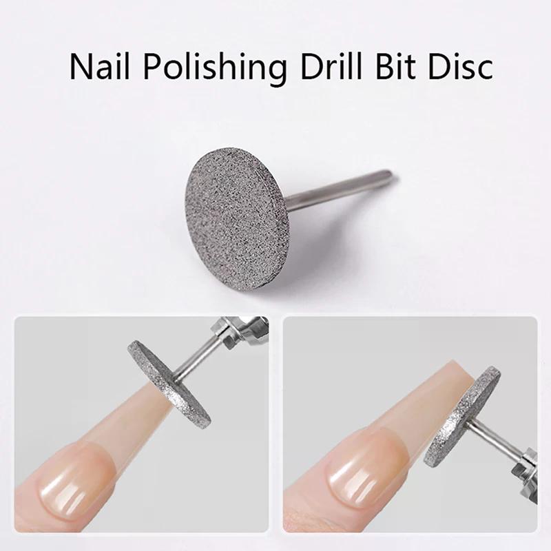 Diamond Nail Drill Milling Cutter for Manicure Bit Flexible Polisher Machine Electric Nail File Art Tools