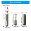 2Pcs 6.35mm 1/4" Insert Bit Adapter to 4mm Hex Shank Screwdriver Tool Bit Socket Magnetic Adapters Holder Converters