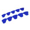 10pcs Urinal Screen Deodorizers Triangle Anti Splash Deodorizer Scented Urinal Screen Mat for Restroom Blue