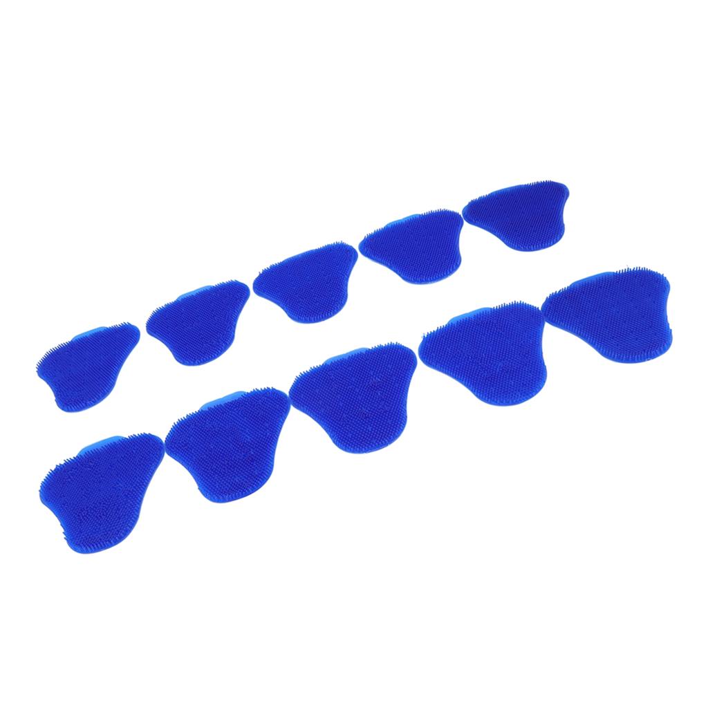 10pcs Urinal Screen Deodorizers Triangle Anti Splash Deodorizer Scented Urinal Screen Mat for Restroom Blue