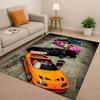 HD Fast F-Furious Vin Diesel Racing Car Living Room Non-Slip Area Rug Carpet for Bedroom Playroom Sofa,Easy Clean Home Doormat