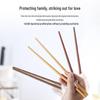 10-Pair Natural Red Sandalwood Chopsticks