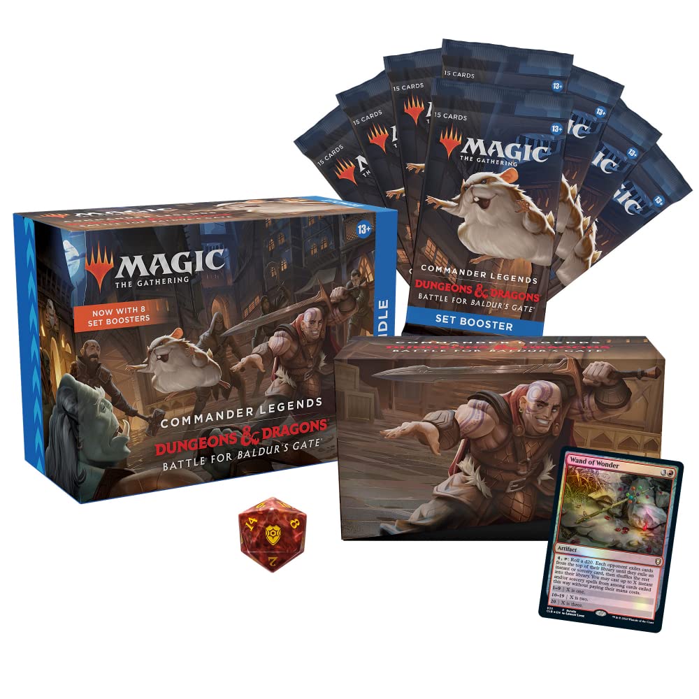 

The Gathering Commander Battle for Gate Bundle Английская версия D10080000 MTG Коллекционная карта Wizards of the Coast D10080000 Magic: Легенды: Балдура
