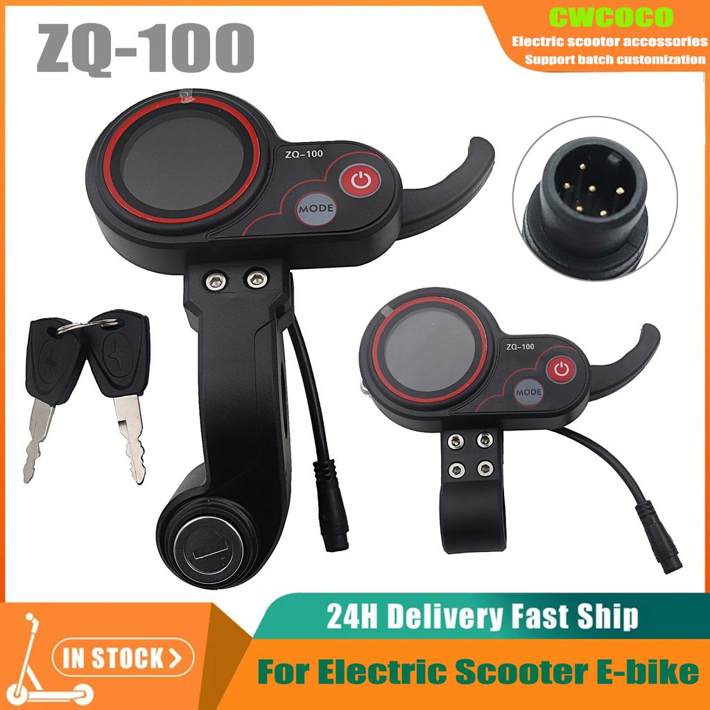 Elektrische Scooter 36V-60V ZQ-100 LCD Scherm Met Vergrendelingsinstrument Voor Elektrische Scooter Automatische Auto Accessoires